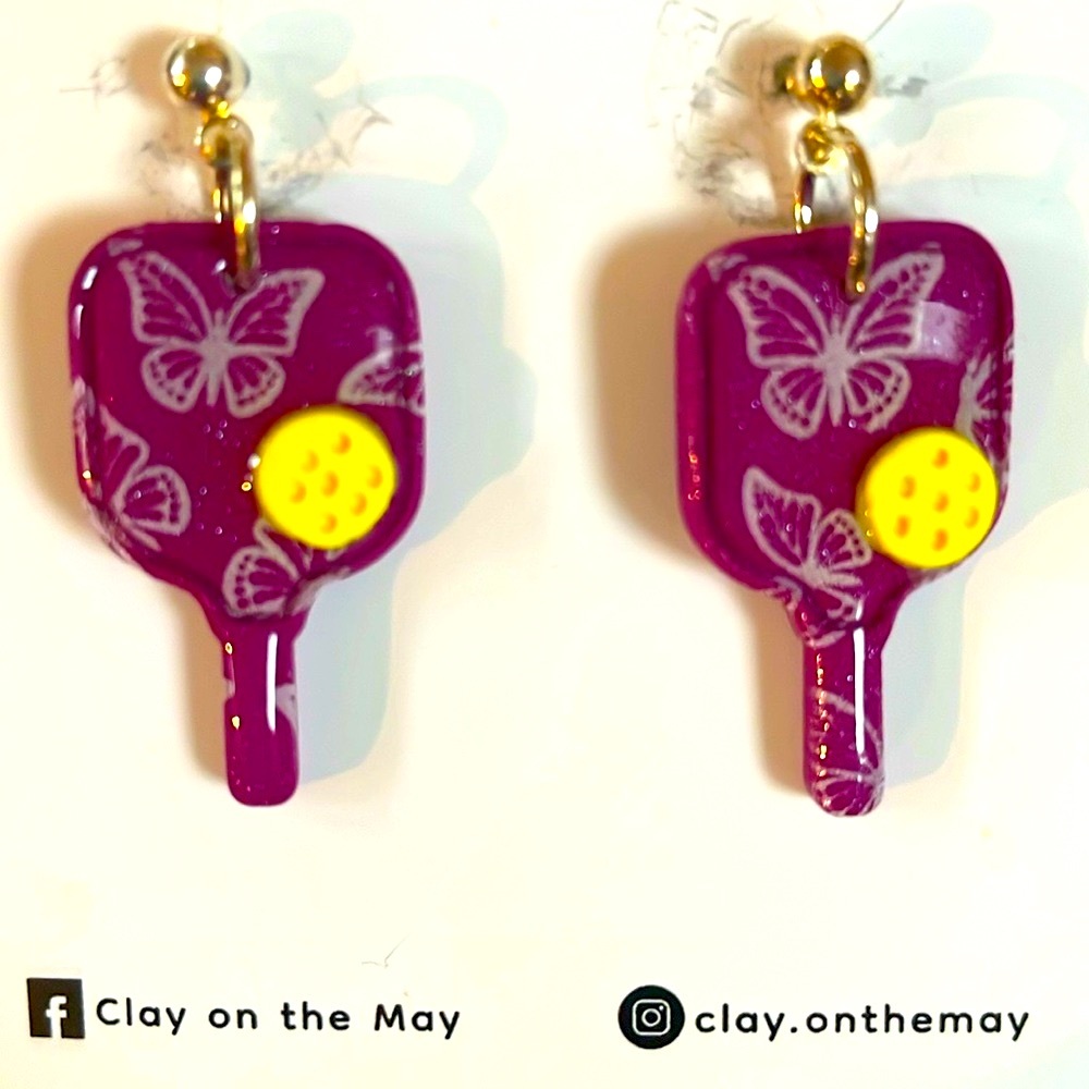 PICKLEBALL EARRINGS ￼